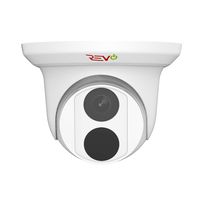 Revo America Ultra HD 5MP Starlight Audio Capable IP Turret Camera (Fixed Lens) - 100' Night Vision, IP66-Weather Resistant, True WDR