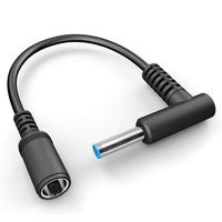 Lucco 7.4mm to 4.5mm Laptop Charger Adapter Power Dongle Cable Connector Converter for Dell XPS 12 13 15, Precision M3800, Latitude, Inspiron, HP Pavilion M4, Pavilion 15-e029TX Elitebook