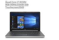 2019 Newest HP 15 15.6" Micro-Edge Touchscreen HD Business Laptop (Intel Quad-Core i7-8550U, 8GB DDR4 Memory, 256GB SSD) DVD, HDMI, WiFi AC, Bluetooth, Silver, Windows 10