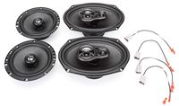 Skar Audio Complete RPX Series Speaker Upgrade Package - Fits 1996-1998 Honda Civic
