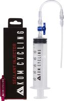 KOM Cycling Tubeless Sealant Injector Syringe and Presta Valve Core Removal Tool by Designed for Stans No Tubes sealant and Other sealants ...
