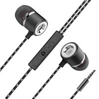Earphones, CHSMONB Bass Stereo Earbuds Headphones,In Ear Headphones with Mic and 3.5mm Audio Portfor SmartPhones Laptop Tablets MP3 Players.