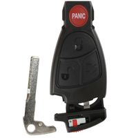 Discount Keyless Remote Car Key Fob Case Shell Cover Battery Clip With Key For Mercedes IYZ3312