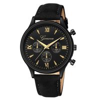 Mens Quartz Watch,Roman Numeral Business Quartz Analog Watches with PU Leather Band Large Face Watches for Men Zulmuliu (Multicolor 1)
