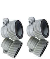 Intex 4 Pack Type B Adapter for Above Ground Pools Converts 1.25" to 1.5"