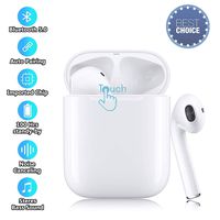 Wireless Earbuds Bluetooth 5.0 Headsets 3D Stereo Headphones with Fast Charging Case,Auto Pairing in-Ear Ear Buds IPX5 Waterproof Mini Sports Earphones for iPhone/Apple Airpods Bluetooth Earbuds