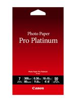 Canon Photo Paper Pro Platinum, 4 x 6 Inches, 50 Sheets (2768B014)
