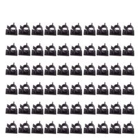 Clamps Wire by Garloy,60 Pcs Plastic Clamps Clips,Adjustable Self-Adhesive Car Cable Wires Clamp,Wire Clamp Organizer Cable Tie Holder for Car, Home and Office (Black)