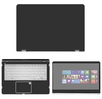 decalrus - Protective Decal Skin Sticker for Asus 2-in-1 Q405UA (14" Screen) case Cover wrap ASq405UA-17