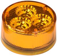RoadPro RP1030ADL Amber 2" Round Diamond Lens Sealed LED Light