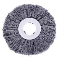 HANANei Mop Head Replacement, 360 Rotating Head Easy Magic Microfiber Spinning Floor Mop Head (Gray)