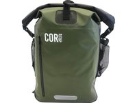 Waterproof Dry Bag Backpack w/Padded Laptop Sleeve 40 Liter Green by Cor Surf