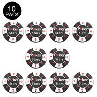 10 PCS Poker Chip U Disk Poker Chip Model USB 2.0/3.0 Flash Drive Thumb Memory Stick U Disk Round (4GB, 2.0)