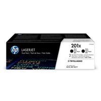 HP 201X | CF400XD | 2 Toner Cartridges | Black | High Yield