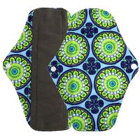 Voberry® Reusable Bamboo Cloth Washable Menstrual Pad Mama Sanitary Towel Pad (M, Green) (M, Green)