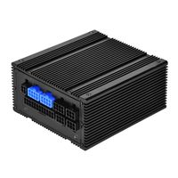 SilverStone Technology SST-NJ450-SXL Small Form Factor 100% Fanless Fully Modular SFX-L 450 W 80 Plus Platinum Power Supply