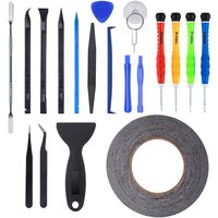 Vastar 21-Piece Most Complete Premium Opening Pry Tool Repair Kit and Screwdriver Set for Apple iPhone 4/4S/5/5C/5S/6/6 Plus (GSM/CDMA)/6S/iPad 4/3 /2/Mini, iPods and More