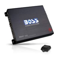 BOSS Audio Systems R3400D Class D Car Amplifier - 3400 Watts, 1 Ohm Stable, Digital, Monoblock, Mosfet Power Supply, Great for Subwoofers