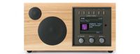 Como Audio: Solo - Wireless Music System with Internet Radio, Spotify Connect, Wi-Fi, FM, and Bluetooth - Hickory/Black