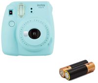 Fujifilm - Instax Mini 9 Instant Camera Product Bundles | Film Pack Options | Renewed (Mini 9 Camera Only, Ice Blue)