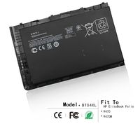 ZWXJ Laptop Battery BT04XL (14.8V 52Wh) for HP EliteBook Folio 9470 9470M Series Laptop HSTNN-IB3Z HSTNN-DB3Z HSTNN-I10C BT04 BA06 687517-1C1 687945-001