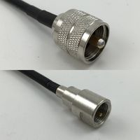 3 feet RG58 PL259 UHF Male to FME MALE Pigtail Jumper RF coaxial cable 50ohm High Quality Quick USA Shipping