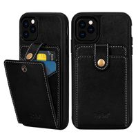 Toplive iPhone 11 Pro Max Case 6.5 Flip Folio PU Leather iPhone 11 Pro Max Wallet Case Cover with Card Holders for Apple iPhone 11 Pro Max (6.5") 2019,Black