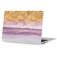 MacBook Pro 15 Inch Case 2016-2018 Release, Funut Rubber Coated Glossy Plastic Hard Case Shell Fashion Style for 2016-2018 MacBook Pro 15 A1707 A1990, Fissure of Oil Painting