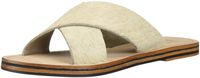 LFL by Lust for Life Women's L-mira Flat Sandal, Sand Leather, 11 Medium US