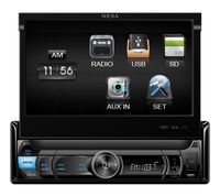 NESA NDR-723 7" Single Din Motorized Mechless Monitor with AM/FM/USB/USB/SD/MMC