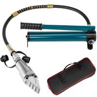 Happybuy Hydraulic Flange Spreader 8T Manual Hydraulic Flange Separator Integral Split type 56mm Flange Wedge 11 mm / 0.43 in in Tip Thickness Splitter With Pump For Commissioning And Dismantling