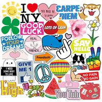 100PCS Stickers for Water Bottles,Waterproof,Aesthetic,Fashion Stickers for Teens,Girls Perfect for Hydro Flask,Phone,Laptop Computer,lTravel Extra Durable Vinyl