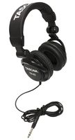 Tascam TH-02 Closed Back Studio Headphones, Black
