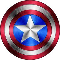 Captain America Shield Vinyl Sticker
