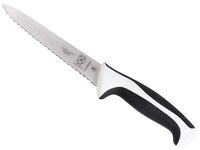 Mercer Culinary M23406WBH Millennia 6-Inch Wavy Edge Utility Knife, White