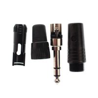 Neutrik NP3C-BAG 3-Cond 1/4-Inch Phone Plug, Black