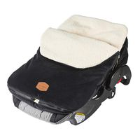 JJ Cole - Original Bundleme, Canopy Style Bunting Bag to Protect Baby from Cold and Winter Weather in Car Seats and Strollers, Blackout, Infant