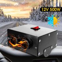 MASO 12V 500W Car Heater,Car Defroster,Truck Fan Heating Warmer Demister For Vehicle RV SUV