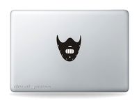 The Silence of the Lambs Movie Hannibal Lecter - Large Mask - Macbook Air-pro 11 13 15 17 Stickers,decal