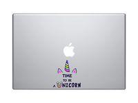 Laptop Notebook Sticker Decal Skins - Time to Be a Unicorn Skins Stickers