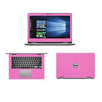 Sparkling Pink Fiber skin decal wrap skin Case for Dell inspiron 13 5000 series 5368 5378 13.3" 2 in 1 Laptop