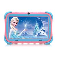 Tablet 7 inch for Kids Google Android 7.1 Quad Core 16GB IPS HD Screen Wi-Fi Bluetooth and Dual Cameras GMS Certified with Kids Proof Case - Pink