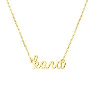 Personalized Name Necklace 18K Gold Plated New Mom Bridesmaid Gift Jewelry for Kara