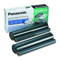 Panasonic KX-FA136 KX-F1810 F1820 F1830 KX-FM205 FM210 FM215 FM220 FM230 FM255 FM260 KX-FP195 FP200 FP245 Film Roll Refill in Retail Packaging