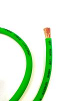 OFC 4 Gauge AWG Green Power Ground Wire Sky High Car Audio Sold by The Foot ft