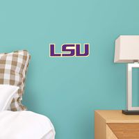 Fathead NCAA Lsu Tigers - Logo Teammate- Officially Licensed Removable Wall Decal, Multicolor, Big - 89-01639