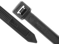 24 Inch Black Heavy Duty Nylon Cable Tie - 100 Pack