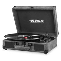 Victrola VSC-550BT-GYM Bluetooth Suitcase Record Player with 3-Speed Turntable