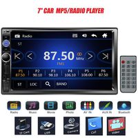 Regetek 7" Double DIN Touchscreen in Dash Bluetooth Car Stereo Mp3 Audio 1080P Video Player FM Radio/AM Radio/TF/USB/AUX-in + Remote Control