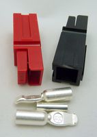 1 Pair Philmore DC 75A Quick Connect / Disconnect Battery Power Connectors for 6 AWG Wire; 49-340